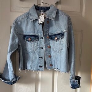 Marine Layer Light Blue Denim Jacket